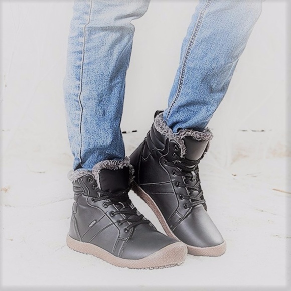 NEW Mens SASHA Waterproof Fur Ankle Boots - Picture 3 of 3